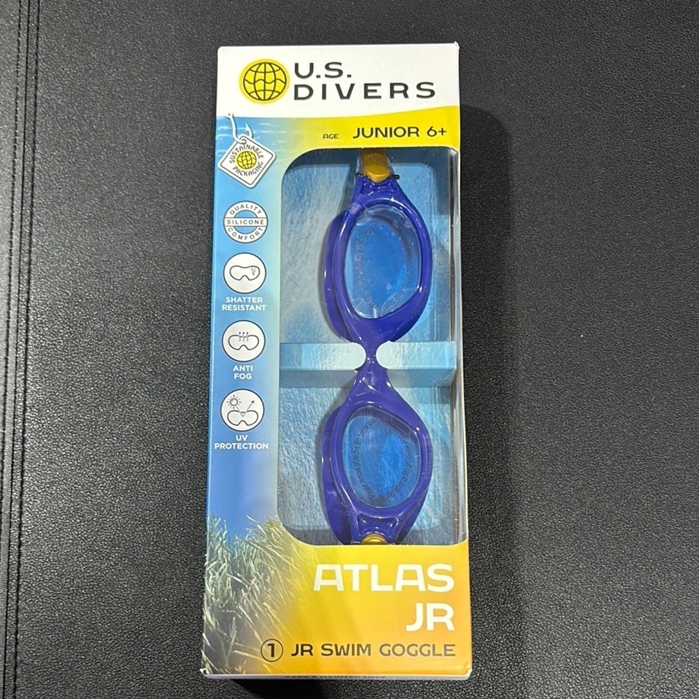 U.S. DIVERS Atlas Junior,swim goggle,shatter resistant, anti-fog,UV protection